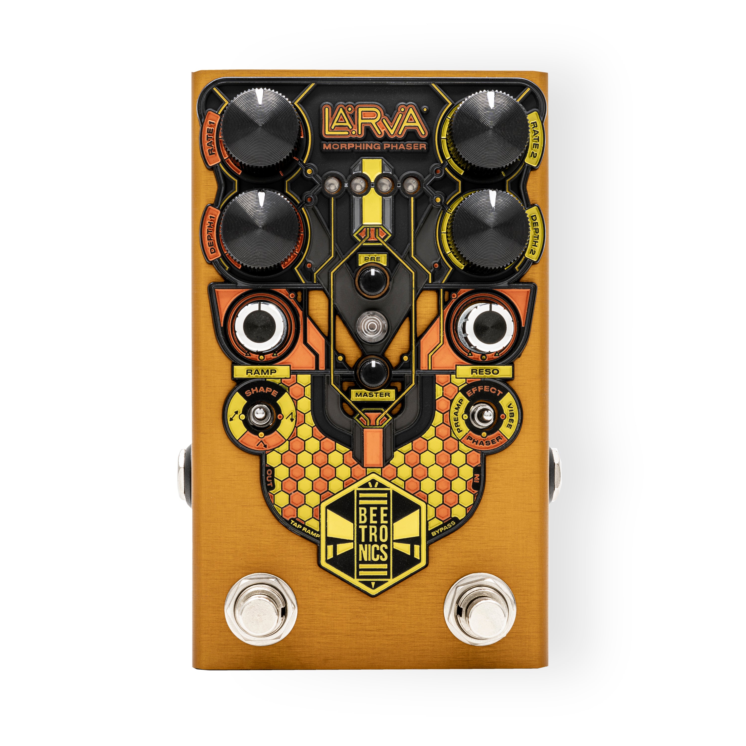 phaser guitar pedal LARVA Morphing Phaser – Beetronics