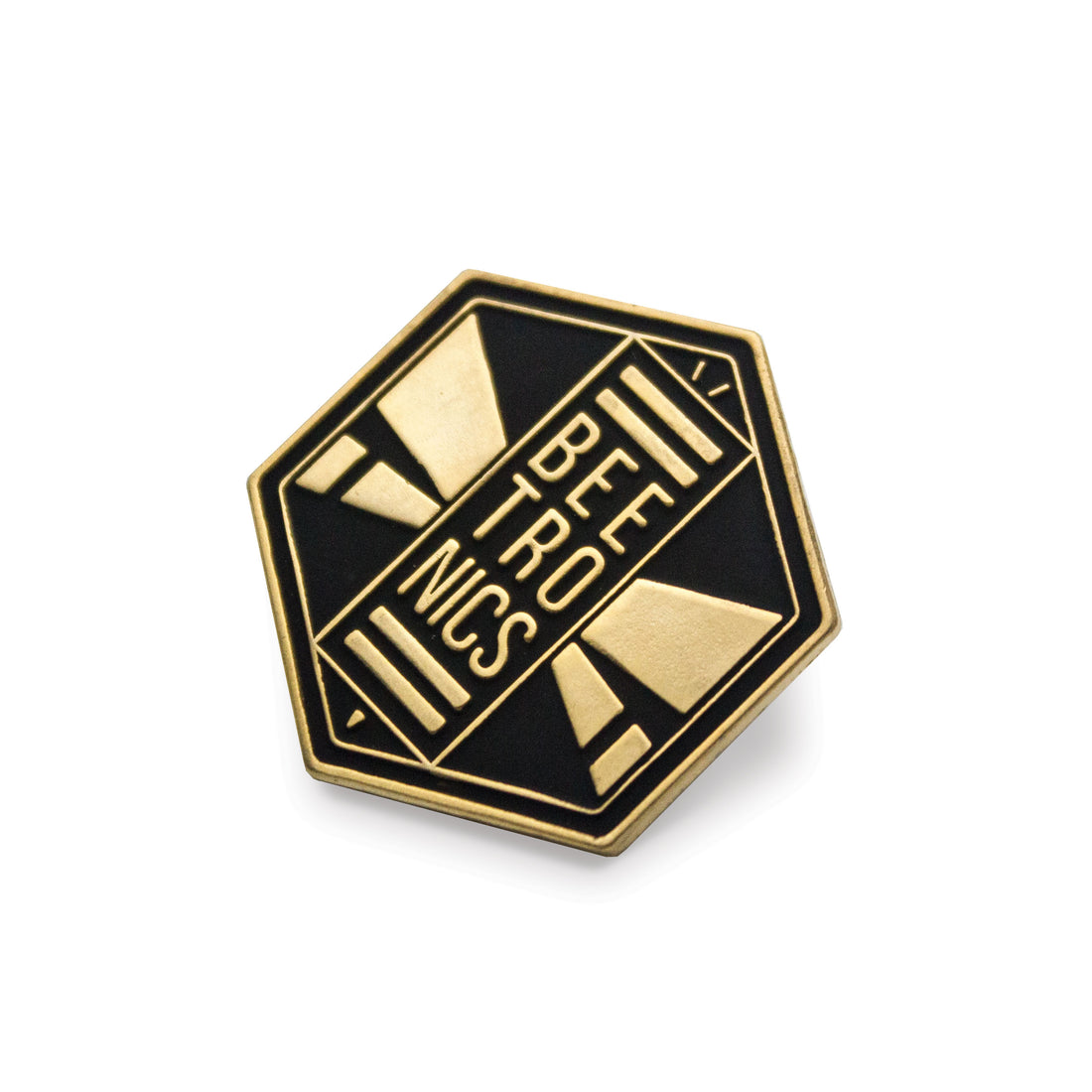Gold Logo Enamel Pin