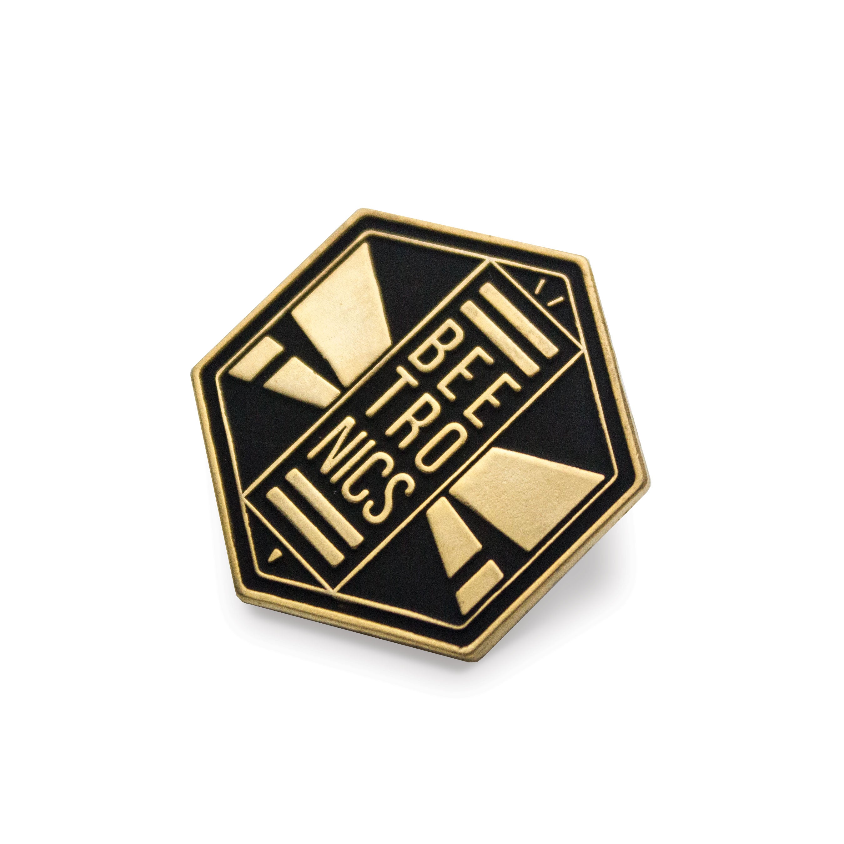 Gold Logo Enamel Pin