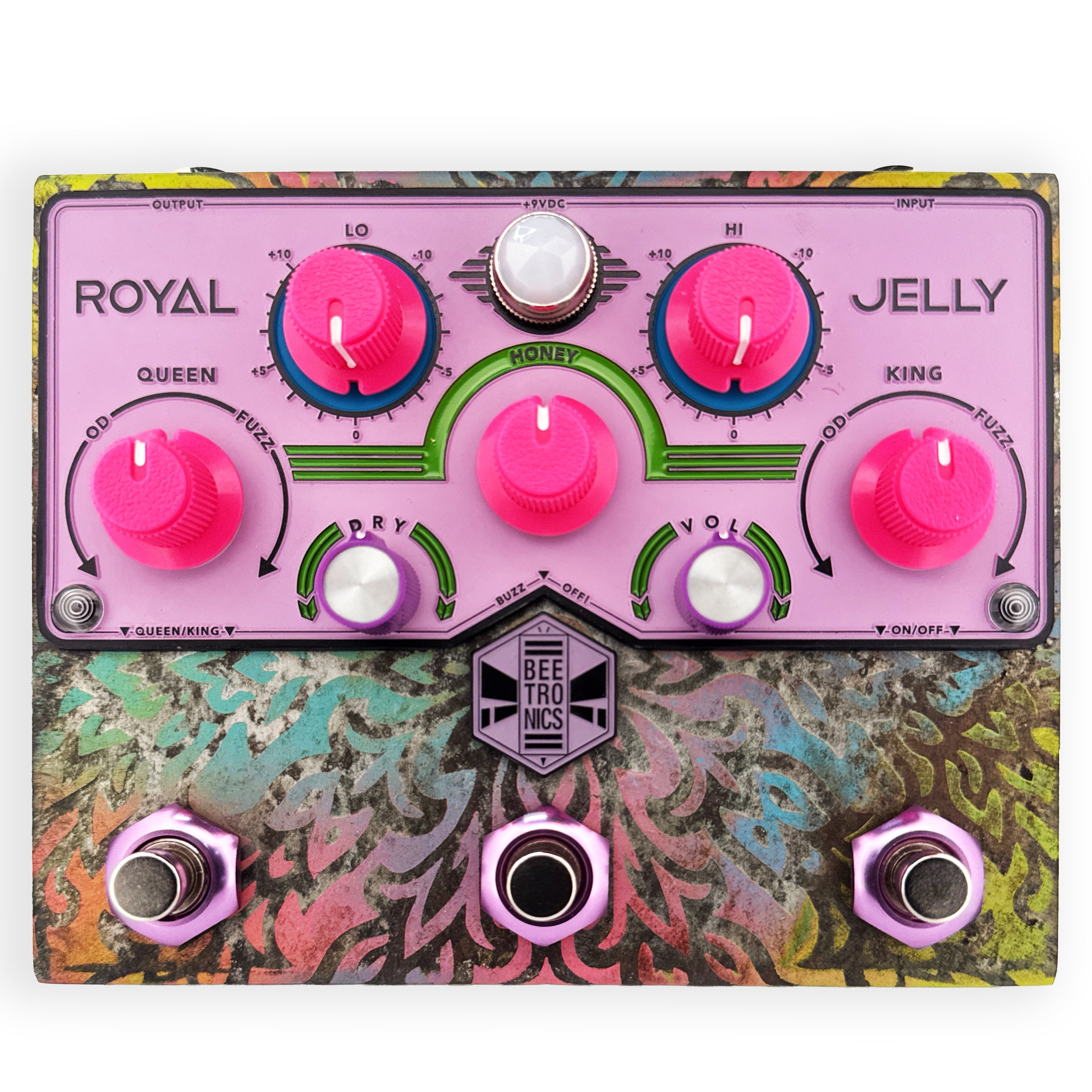 ギター Beetronics  Jelly Fuzz/OD Royal Jelly Fuzz/OD Blender • Royal Series – Beetronics
