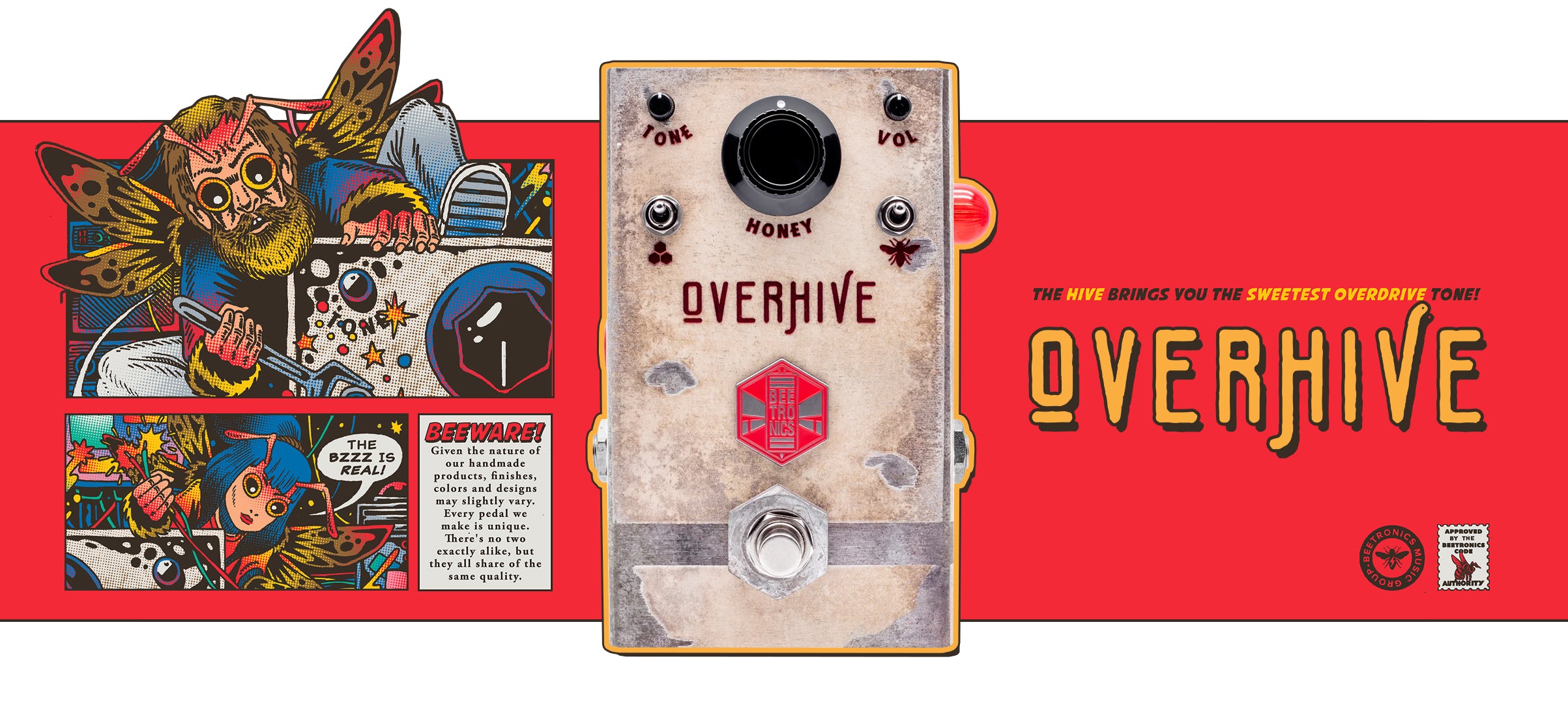 誕生日プレゼント Overhive Mid-Gain Beetronics – Series Standard • Overdrive ギター