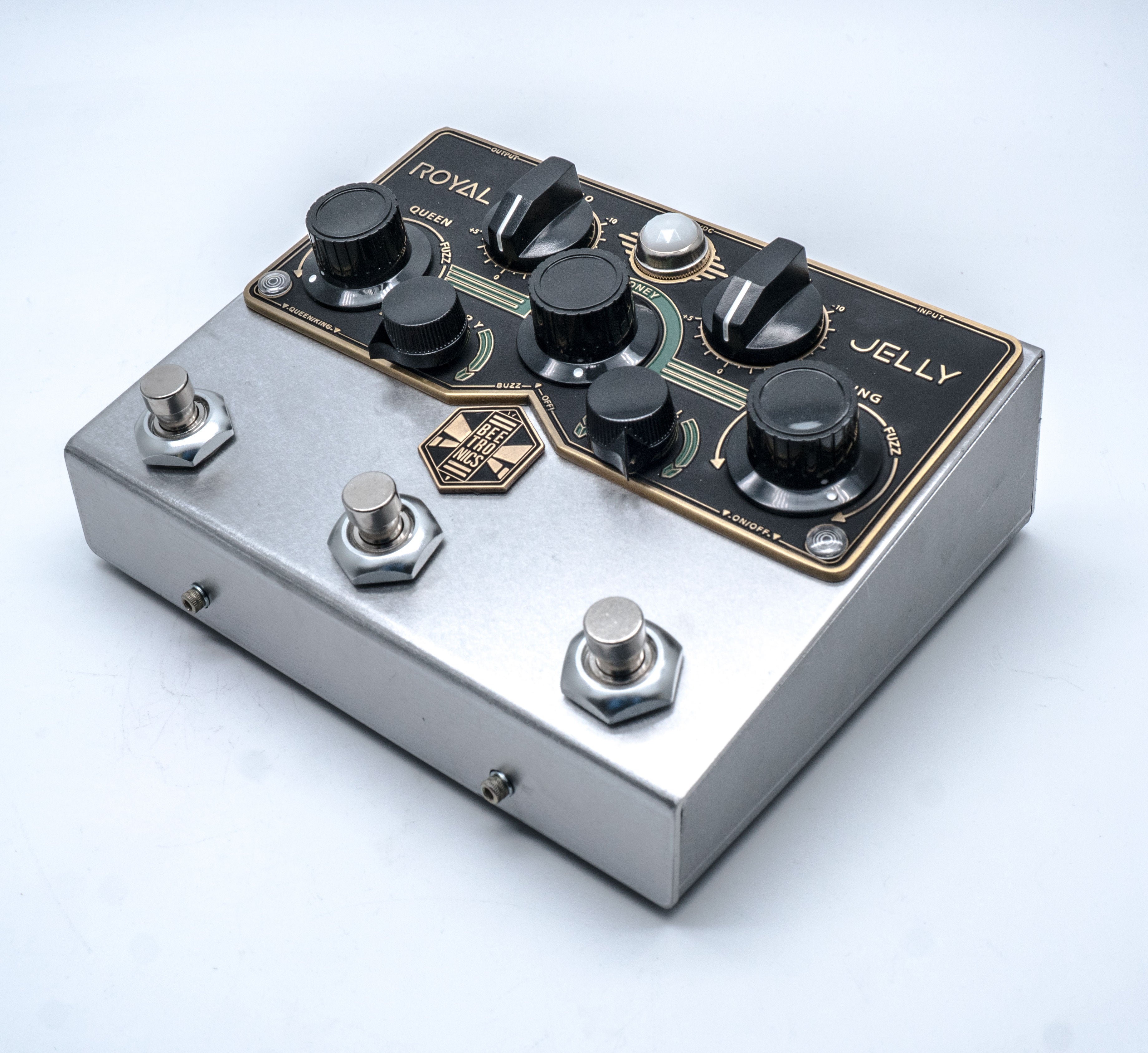 Beetronics  Jelly Fuzz/ODの2in1です。 Royal Jelly Fuzz/OD Blender • Royal Series – Beetronics