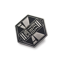 Silver Logo Enamel Pin